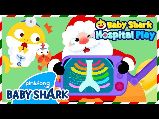 [🎅NEW] OUCH! Santa’s Ribs Are Broken! | Baby Shark Doctor | Hospital Play | Baby Shark Official