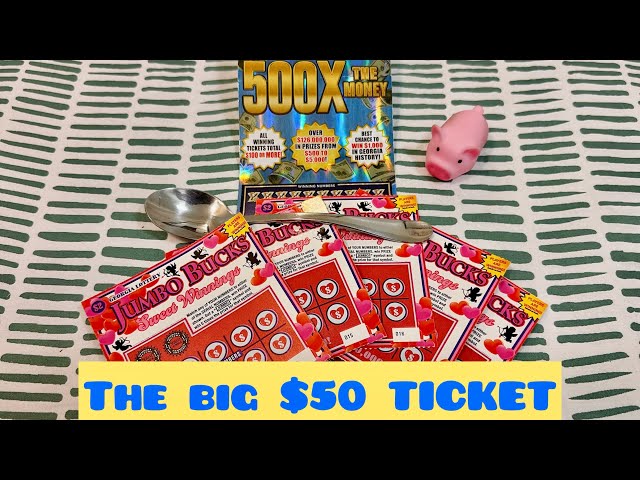 Is the $50 500X The Money Ticket Any Good?! 🤔 Georgia Lottery Scratch Offs Session 🍑