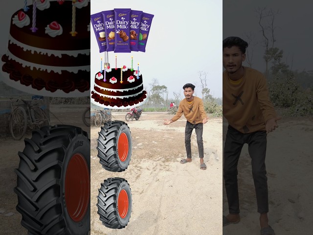 Wheel to icecream, chocolate, birthday cake & Cadbury #viralvideo