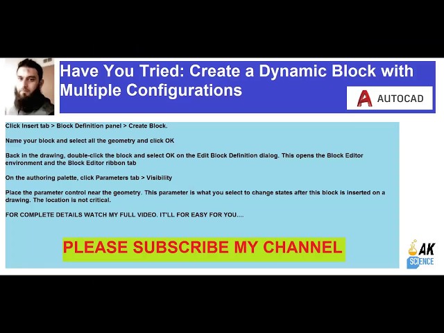 Create a Dynamic Block with Multiple Configurations