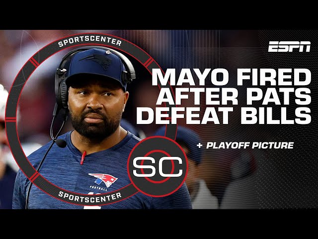 Patriots FIRE Jerod Mayo after ONE SEASON 😳 + Bucs and Broncos clinch playoffs 🙌 | SportsCenter