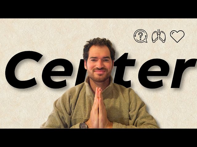 Use These 3 Steps to Find YOUR Center