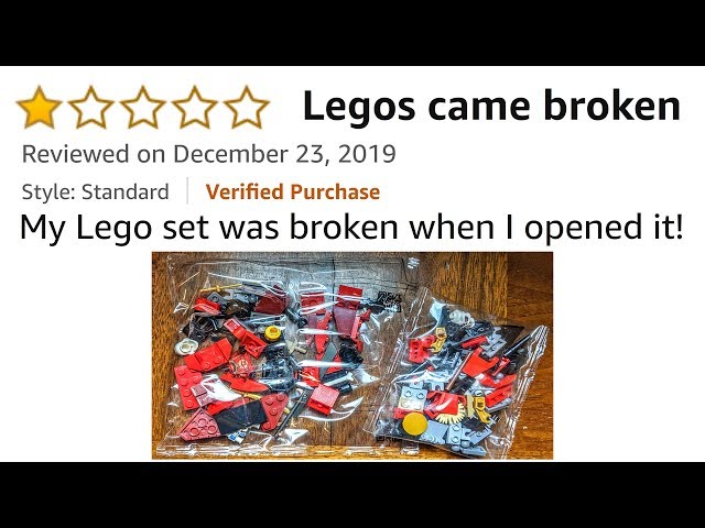 Ridiculous 1 Star LEGO Reviews on Amazon! *FUNNY*