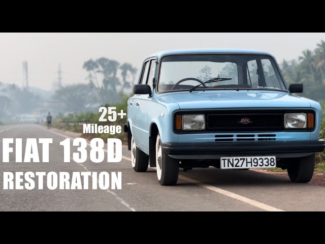 FIAT Premier138D | Fiat 118NE Diesel Engine Car Restoration