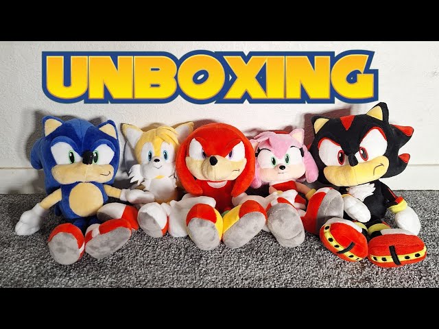 Sanei 2024 All Star Sonic Plush Set Unboxing!