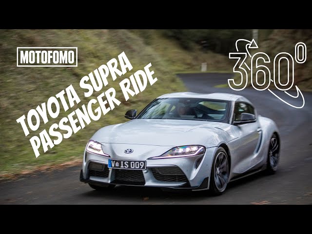 Toyota Supra Driven & 360-degree PASSENGER ride