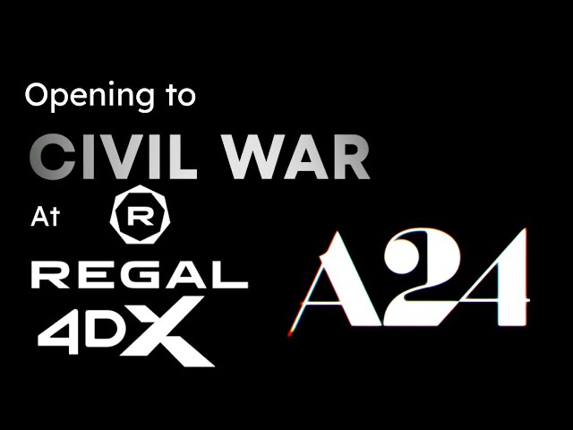 Opening to Civil War (2024) Regal 4DX Cinema