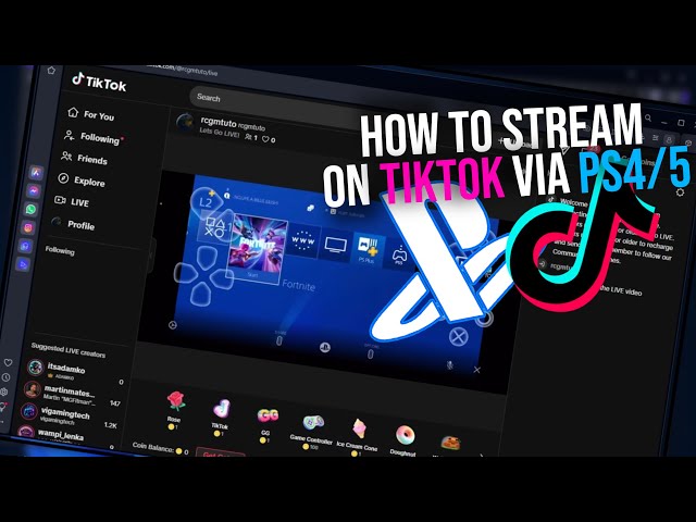 How to stream on TikTok from PS5 - How To Stream PS5 On TikTok