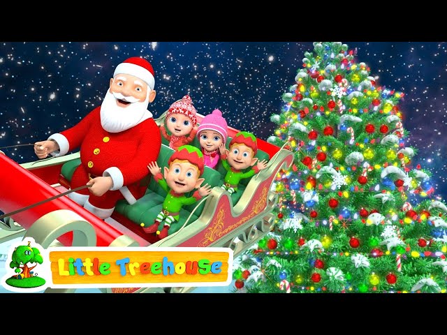 Jingle Bells | Christmas Songs | Nursery Rhymes Videos and Cartoons by Little Treehouse