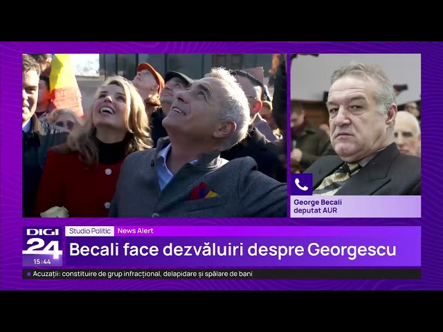 Studio politic. Gigi Becali explică în ce condiții l-ar vota pe Călin Georgescu la prezidențiale