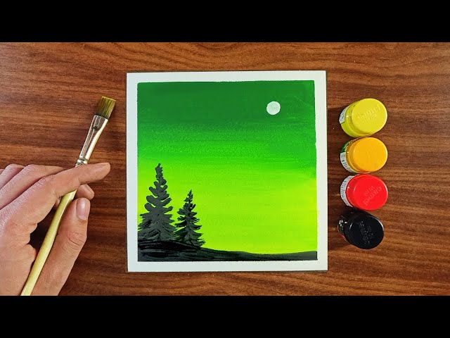 Easy watercolor painting for beginners | watercolor drawing | Painting