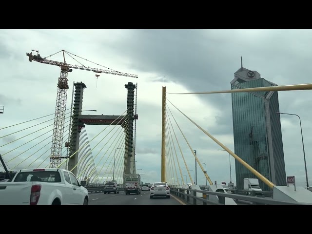 สะพานแขวนพระรามเก้า คู่ขนาน Parallel of Rama IX bridge in Bangkok [Cinematic]