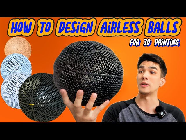 How to Design Airless Balls: 3D Printing Tutorial in Blender