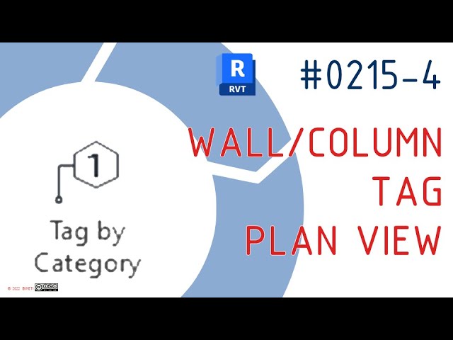 0215-4 #RevitTraining #Revit #Tag #Walls #Columns in #PlanView #BIMTraining