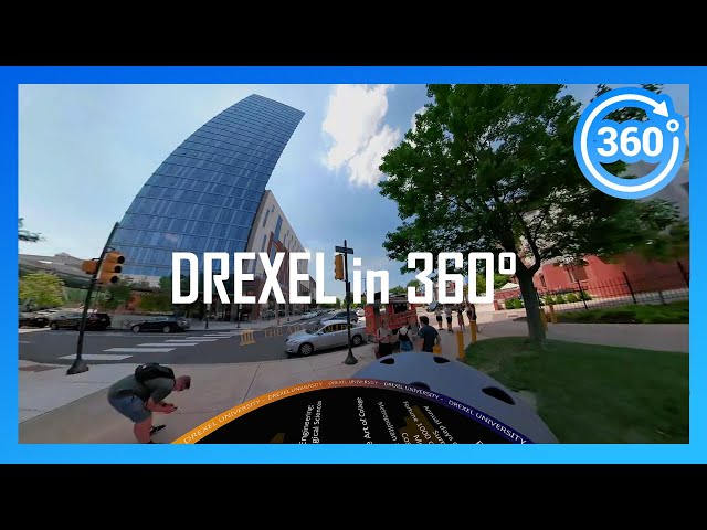 [2020] DREXEL in 360° (walking/driving campus tour)