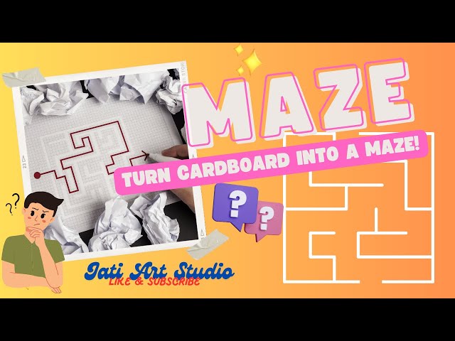 DIY Cardboard Maze Board | Step-by-Step Tutorial for Kids and Fun Activities