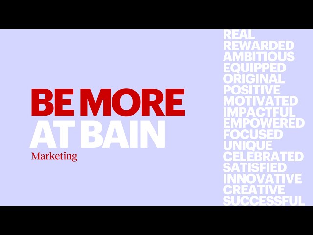 Marketing at Bain | Jun