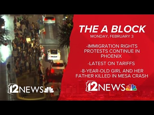 The A Block: Immigration protests and crash kills father, daughter