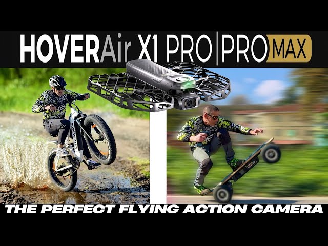 HOVER AIR X1 PRO MAX, part 1 - THE PERFECT FLYING ACTION & CINEMATIC CAMERA 8K - FULL TEST