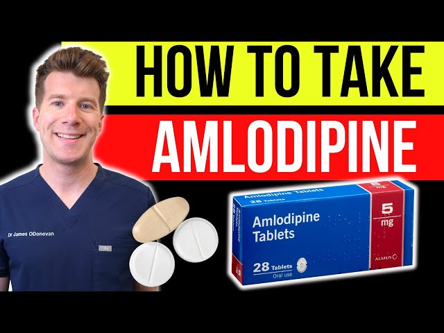 Doctor explains how to take AMLODIPINE (aka Norvasc / Istin) | Doses, side effects & more