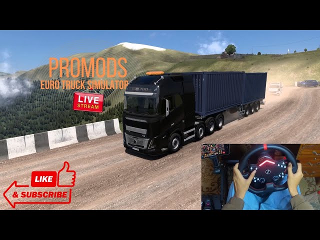 Realistic Truck Driving - Relaxing and No Commentary | #eurotrucksimulator2 | #pxnv12lite