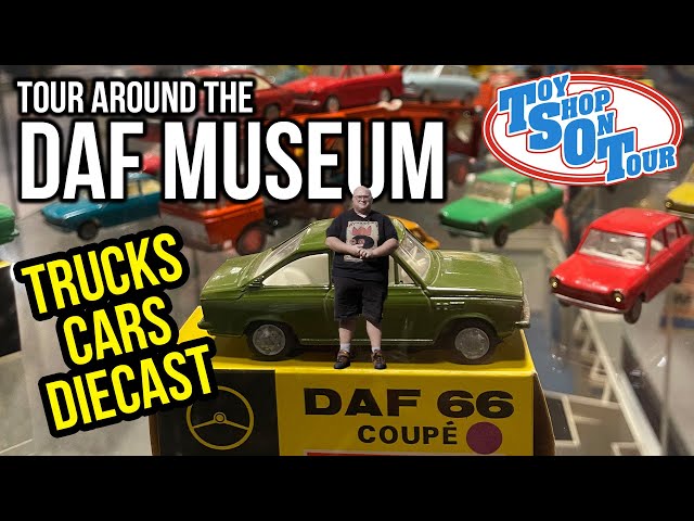 TOY SHOP Tour around the AMAZING DAF MUSEUM with TRUCKS CARS and DIECAST - SPECIAL EPISODE