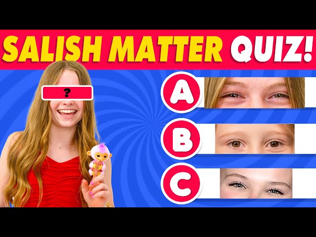 Salish Matter Quiz#3 | How Much Do You Know About Salish Matter? #quiz #song #guess 🥰