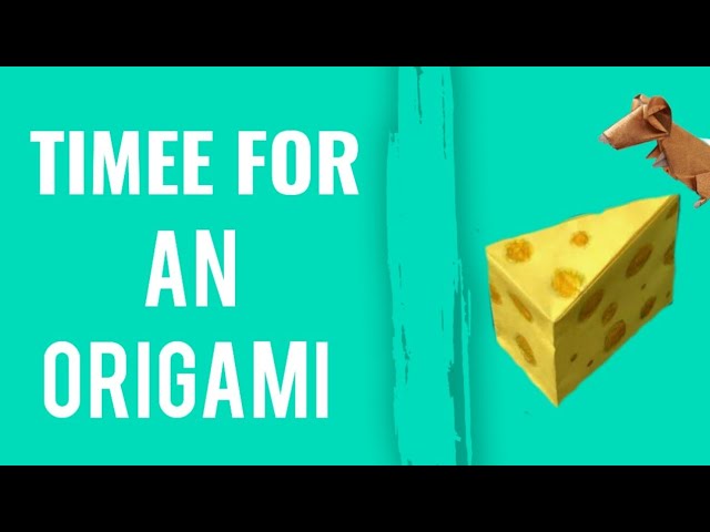 Say Cheese! Origami cheese without cutting or gluing with only one sheet of paper.@VarunSulkhia.🧀