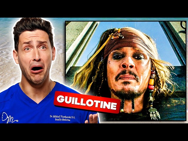 Doctor Reacts To Pirates Of The Caribbean Injuries