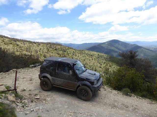 transpyrénées 4x4 Suzuki Jimny off road- de la cote basque a la costa brava. rando raid 4x4 pyrénées