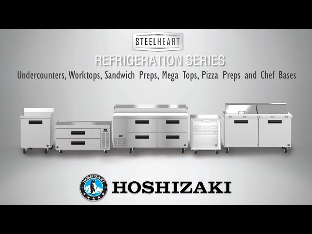 COOL SOLUTIONS: HOSHIZAKI Refrigerated Prep Tables, Worktops, and Undercounters | Steelheart Series