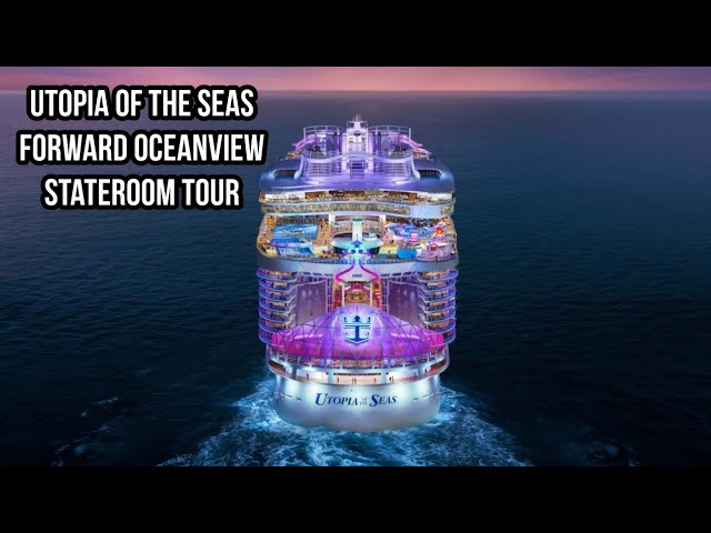 The Most Unique View From Our Stateroom Aboard the Brand New Utopia of The Sea | Stateroom Tour