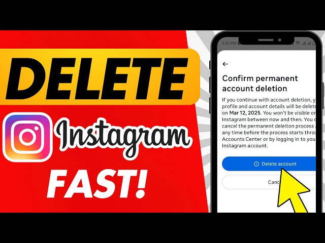 How to delete instagram account permanently new update 2025 (Quick & Easy)