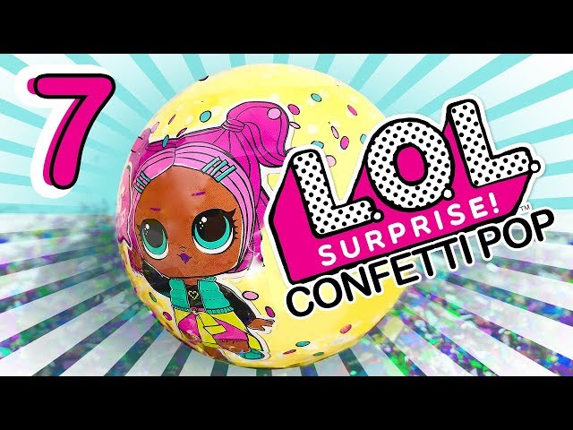 LOL Dolls Confetti Pop LOL Surprise Dolls Opening Rare Collection Countdown 7 Snuggle Babe Fizz