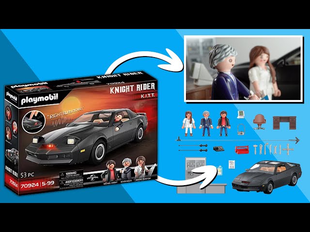 Playmobil Knight Rider Unboxing & assembly: Iconic Car Comes to Life!