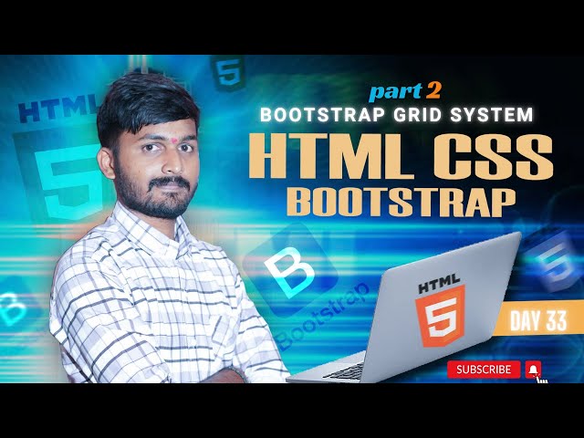 Day 33|Responsive Web Design & Bootstrap Grid System |Bootstrap Grid System| html CSS and bootstrap