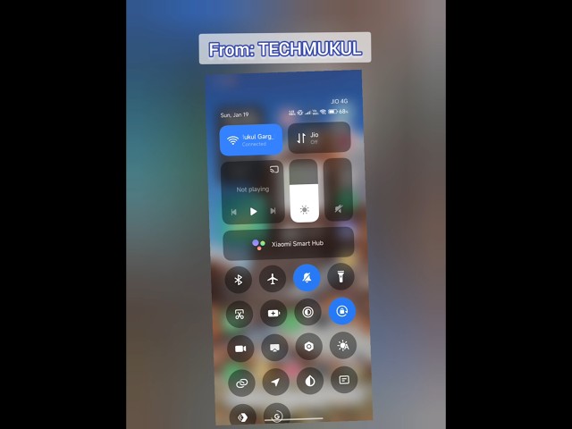 POCO X6 Pro iOS 18 Flashlight Animations with Focus Notification #shorts