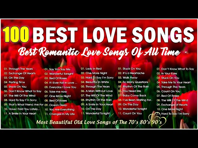 Best Timeless Love Songs 70s 80s 80s💟Best English Love Songs Romatic💟Best Love Songs All Time💟