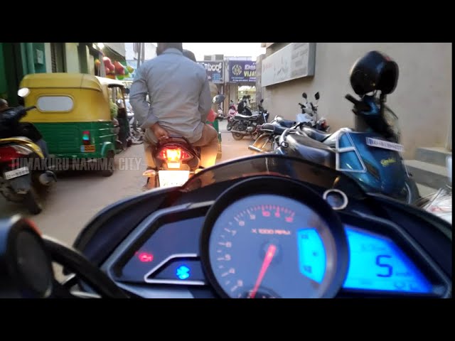 Pulser NS200 | Bobo Mobile holder (3.0 fast charging) | Tumakuru Namma City review