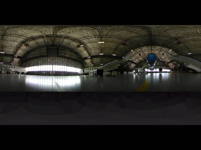 Air Force Two  Hangar - 360 video