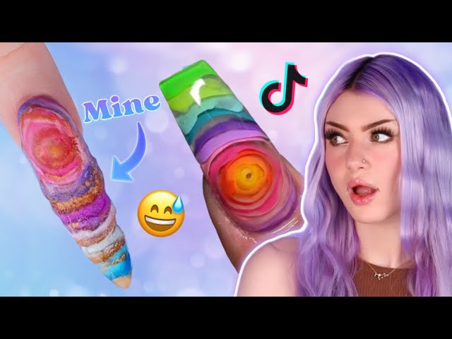 Recreating Crazy TikTok Nails