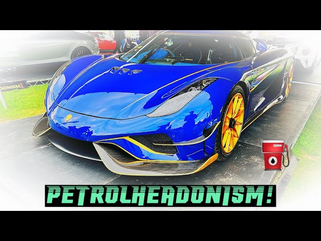 Shmee150 at Petrolheadonism!⛽️🔥 (koenigsegg,Vulcan,f40,countache)