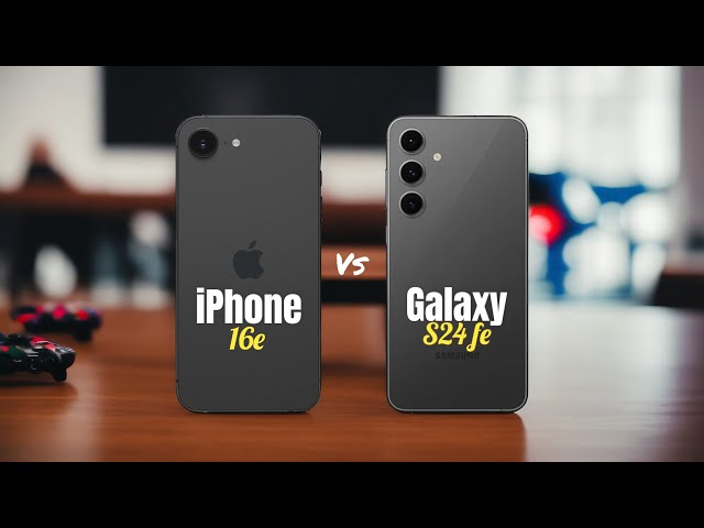 iPhone 16e ⚡ vs ⚡ SAMSUNG Galaxy S24 FE Full Comparison