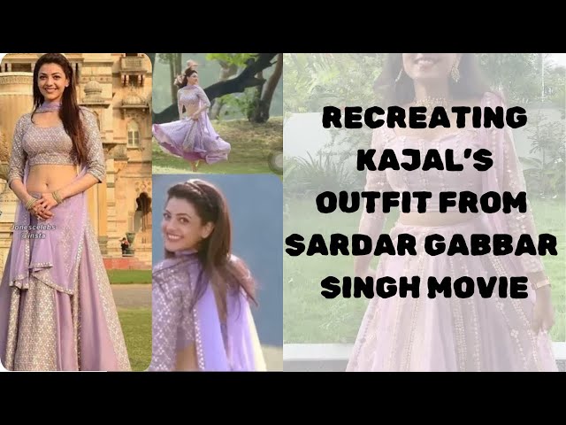 Outfit from scratch😍|| recreating Kajal look from Sardar Gabbar Singh || IT Diaries Telugu #trending