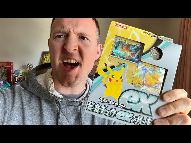 New Pokemon Pikachu EX Collection Box