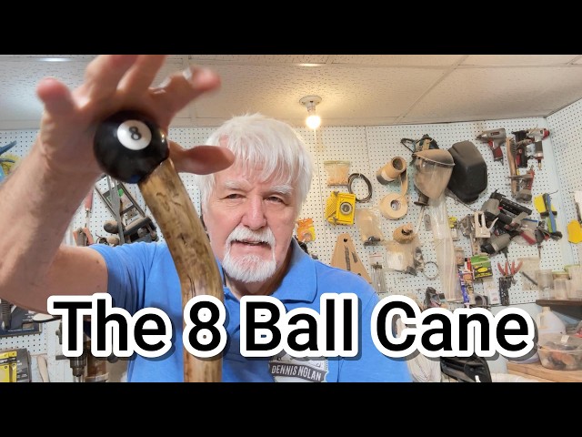 Get Behind the 8 Ball Walking Stick/Cane