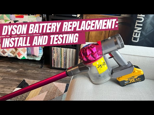 Best Dyson Vacuum Battery Replacement - How to Replace Dyson Battery w/ DeWalt Battery