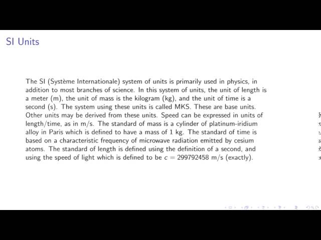 Physics 2100 - CSULA - Video #1