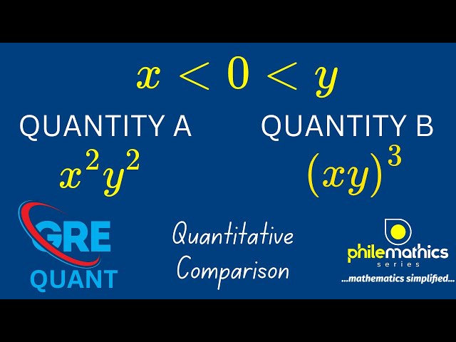 GRE ® Quantitative Comparison | One |