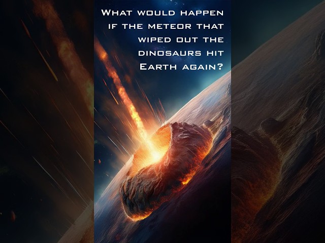 What would happen if the meteor that wiped out the dinosaurs hit Earth again?#space #science #planet